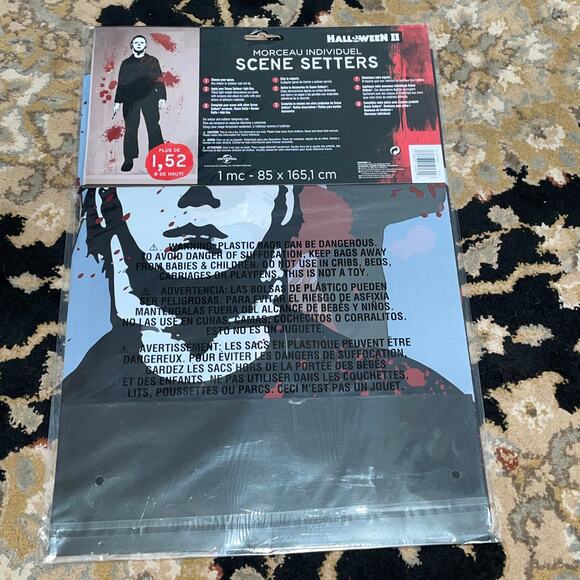 HALLOWEEN II MICHAEL MYERS SCENE SETTERS HALLOWEEN DECORATION NEW - Picture 5 of 6